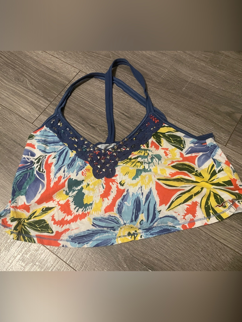 Hollister Floral crop top